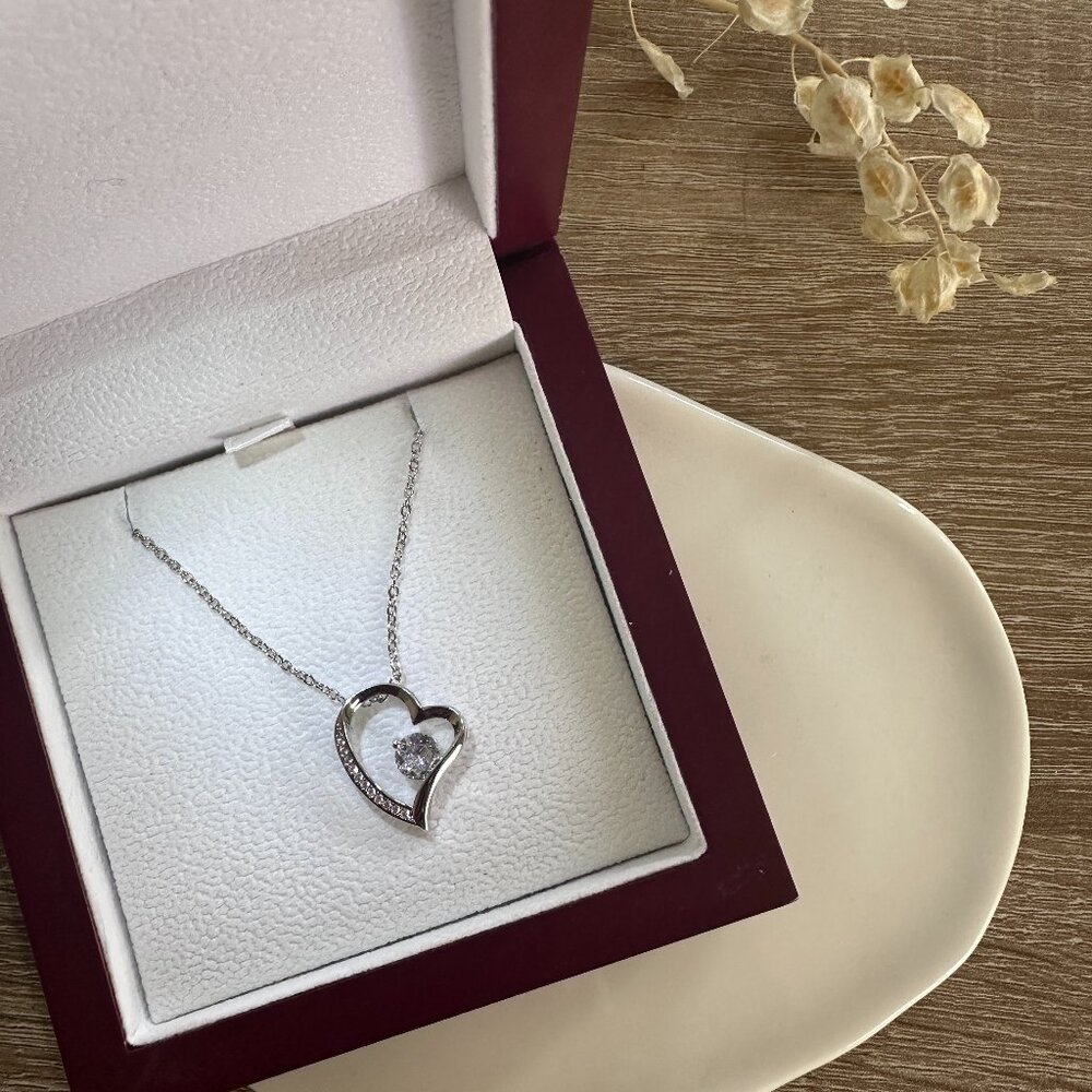 Sterling Silver Heart Necklace